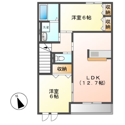 ラ・パッセ・デラ・メンテの間取り