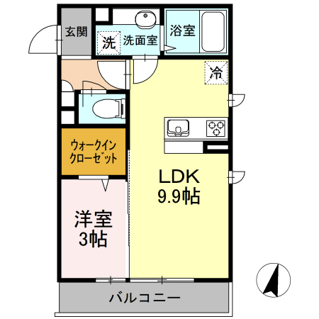 シャルールの間取り