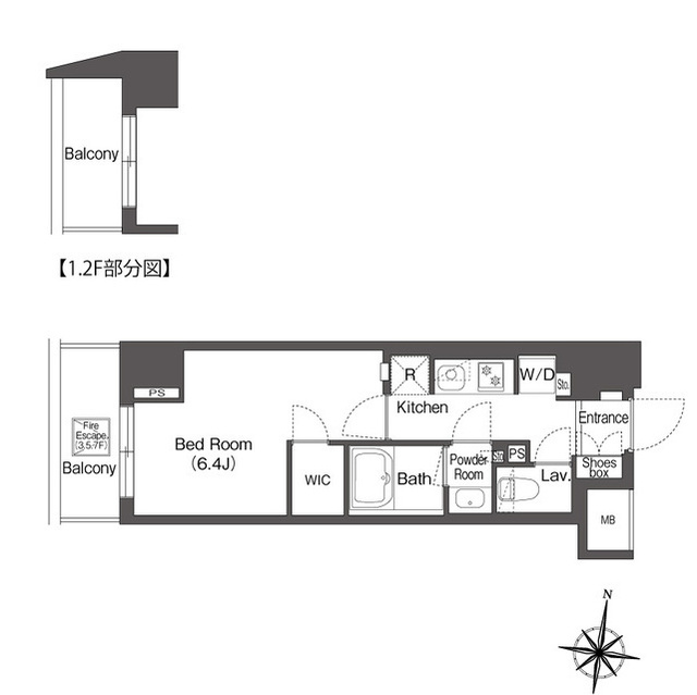 コンフォリア森下リバーサイドの間取り