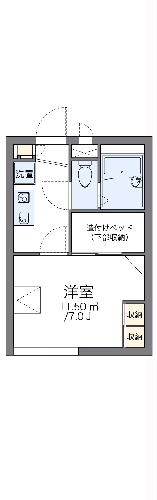 レオパレスEXODUSの間取り