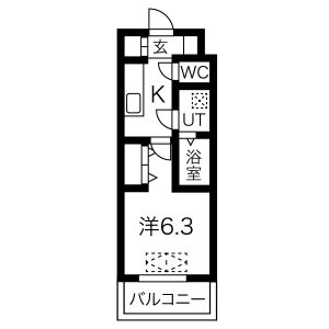 スプランディッド新大阪DUEの間取り