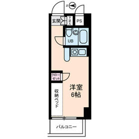 インディビレッジ・1104号室の間取り