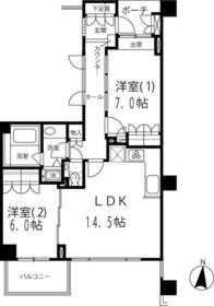 下北沢パークハウスの間取り