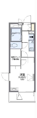 レオパレスu kの間取り