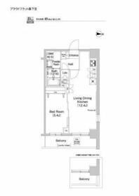 プラウドフラット森下Ⅲの間取り