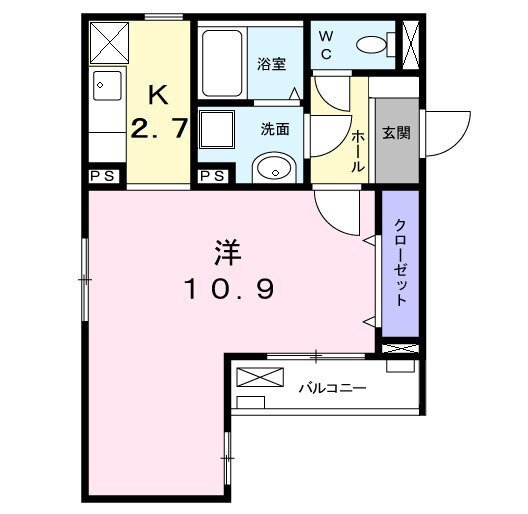 ル ヴェールFの間取り