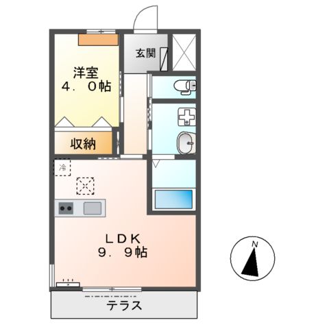prior Fukueの間取り