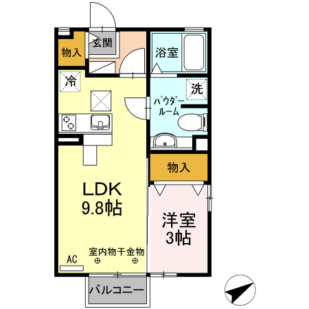 リヴェールⅡの間取り