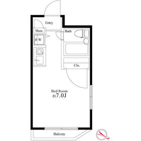 クレセール笹塚の間取り