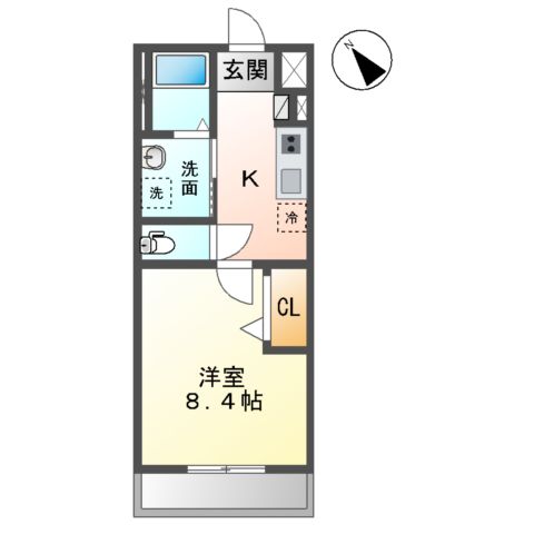 タスカータソルテⅢの間取り