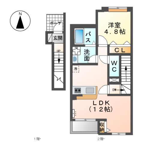 ラド デル パルケの間取り