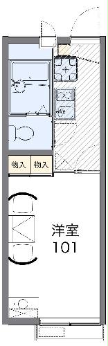 レオパレスクレストの間取り