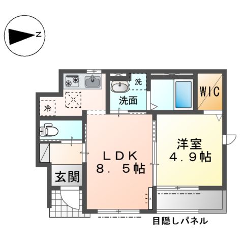 プリミエール ワイズの間取り