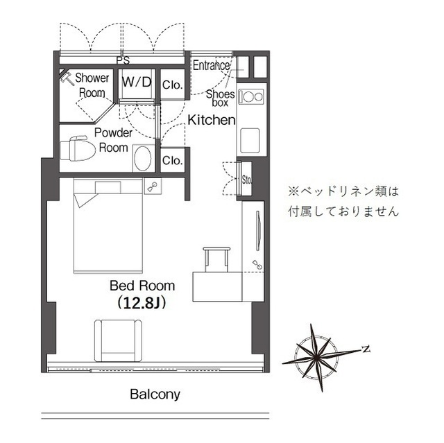 フロンティアレジデンスザタワー品川の間取り