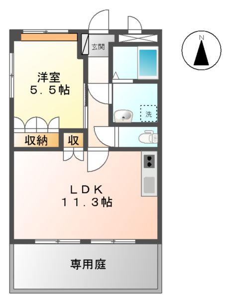 ルナ・エスペランサⅠの間取り