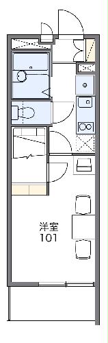 レオパレスめぐみの間取り