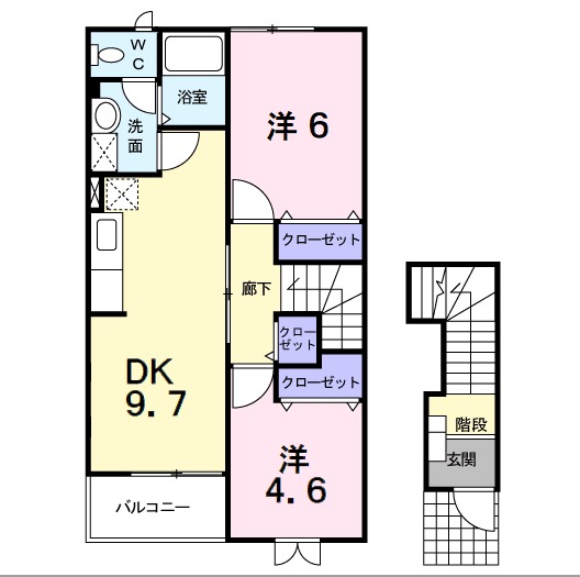 ノース・リヴァーの間取り