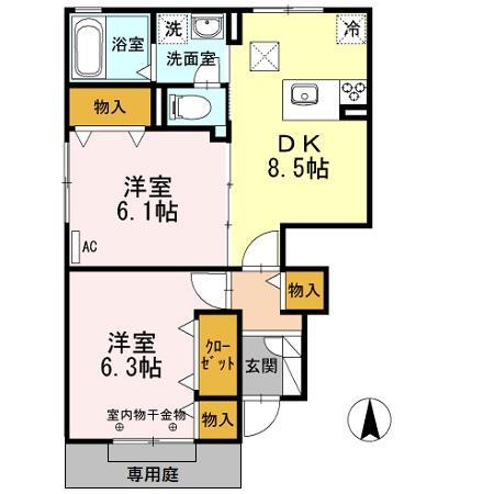 フォーラム ワーゴⅥの間取り