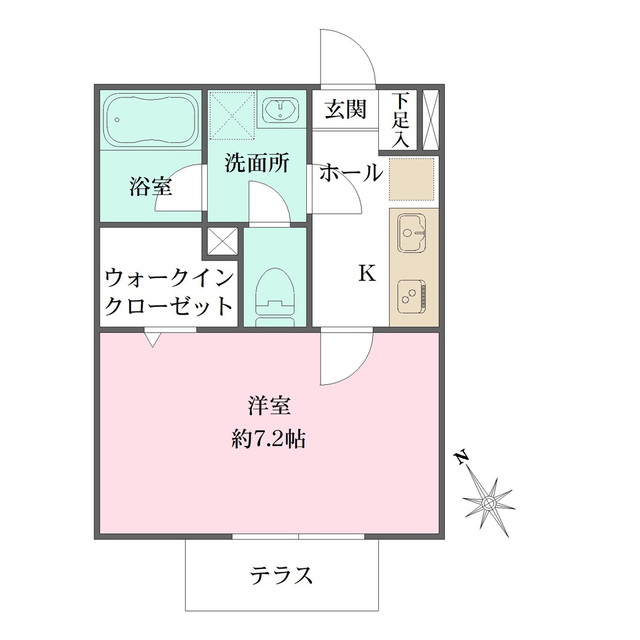 マンハイム ズューデンの間取り