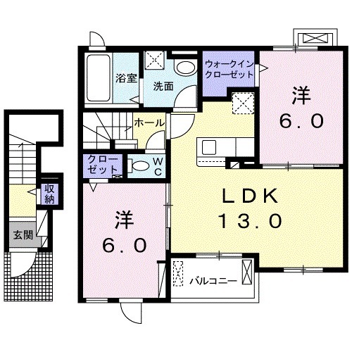 ヴィ エスターテの間取り