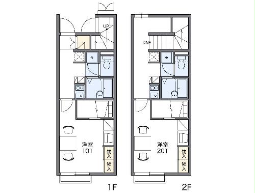 レオパレスプランドール旭野の間取り