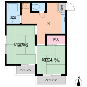 シャルムハイツモトハラの間取り