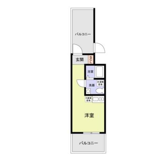 ＲｅｉＧｒａｎｄｅ　Ａｓａｋｕｓａ・501号室の間取り