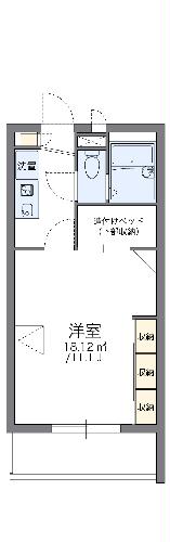 レオパレス蘇我加藤の間取り