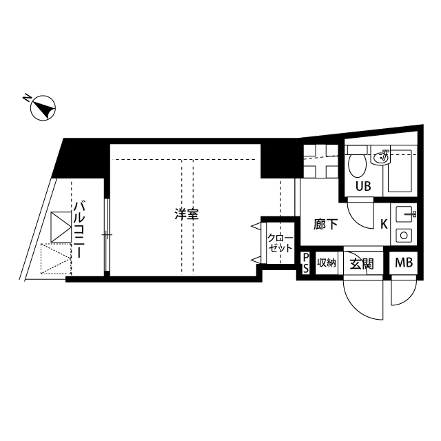 プレール新宿余丁町の間取り