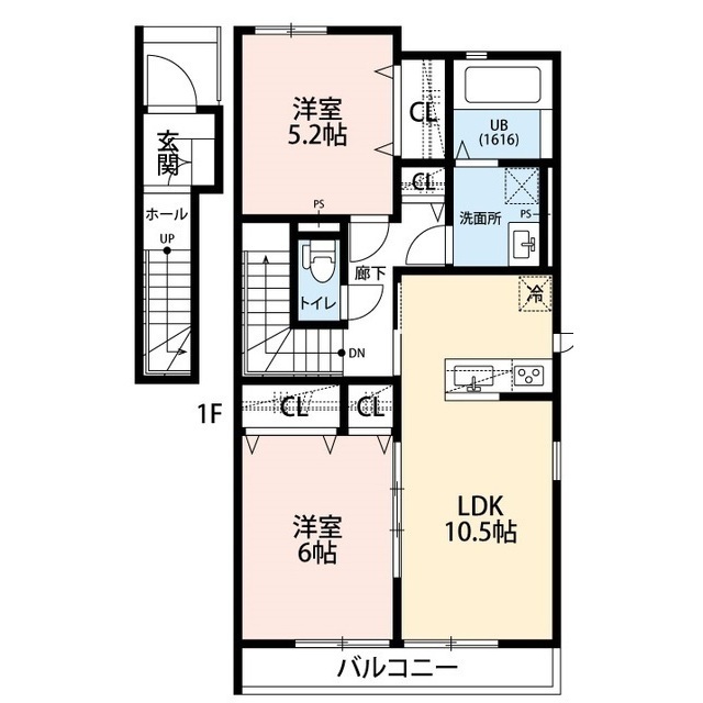 カーサ優の間取り