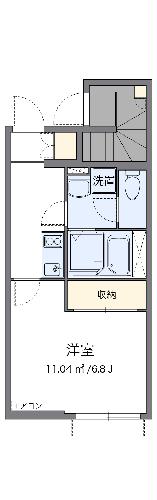 クレイノＫｏＫｏ・101号室の間取り