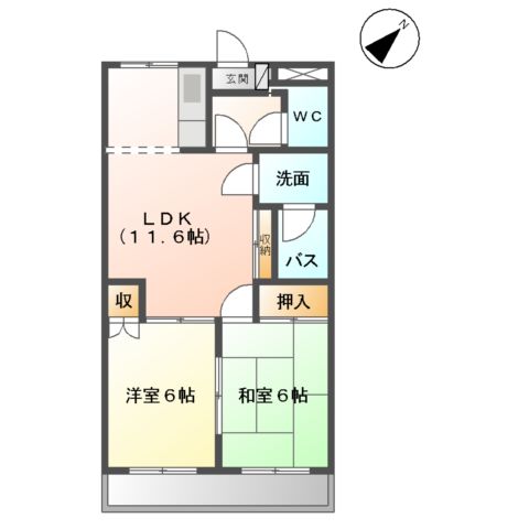 メイプルタウンの間取り