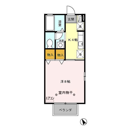 ピエールプセの間取り