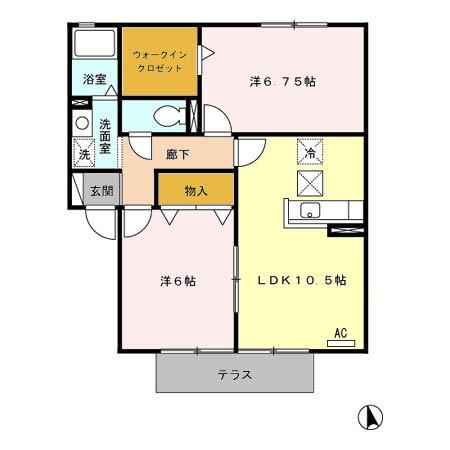 セレッソ大塚 Aの間取り