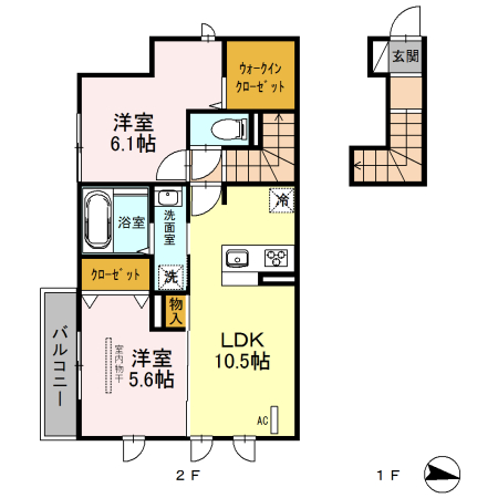 エスポアール・メゾンの間取り