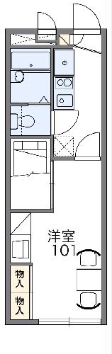 レオパレスリベールSKⅡの間取り