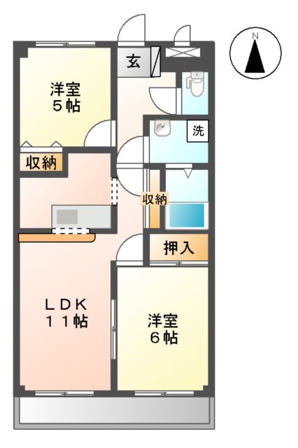エクセレンス戸田公園の間取り