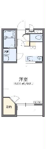 レオパレスエスポアールⅡの間取り