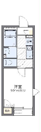 レオネクストKアパートメントの間取り