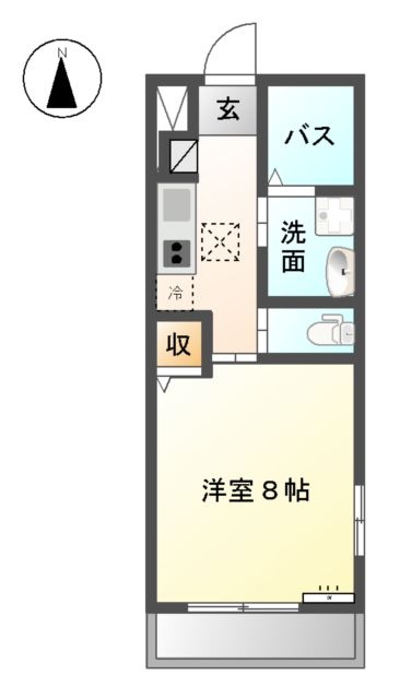 シュロス上飯田の間取り