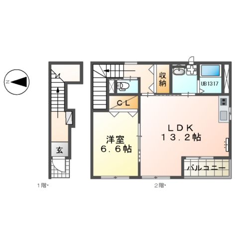 ステイツの間取り