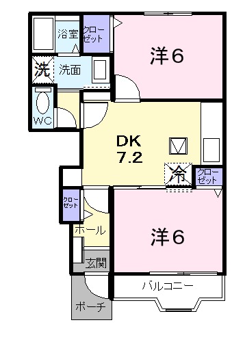 ファインステージBの間取り