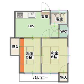 栄コーポの間取り