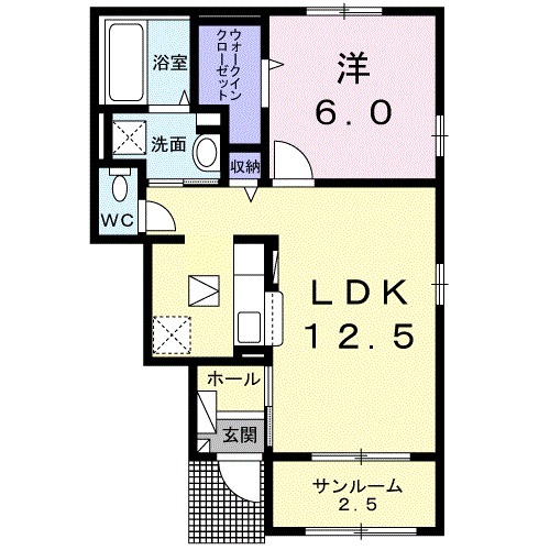 グランメゾンの間取り