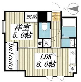 メゾン・ド・ヴィレ三軒茶屋の間取り