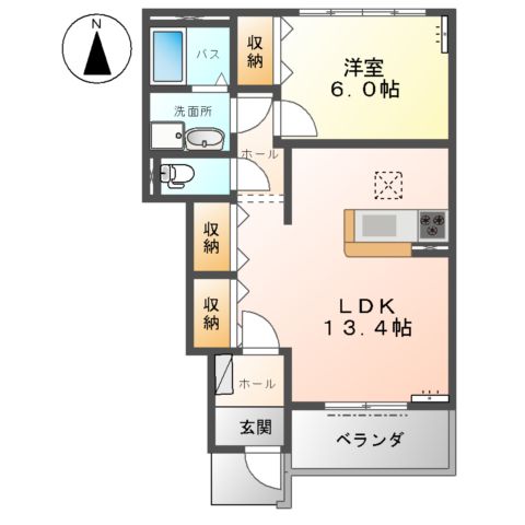 グレイス ヴィラの間取り
