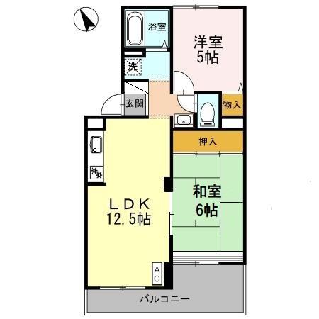 ヴァンベールしののめ B棟の間取り