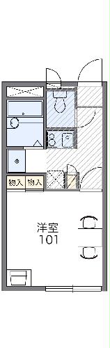 レオパレス葛城の間取り