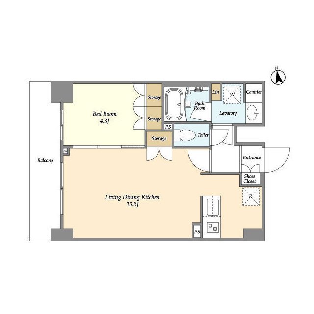 ORSUS UMEJIMAの間取り