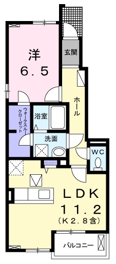 カリーノⅤの間取り
